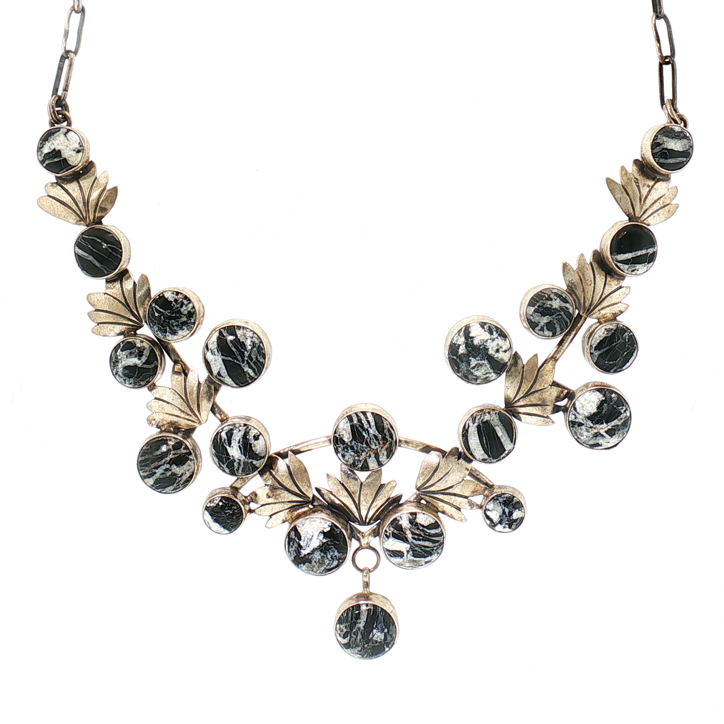 White Buffalo Collar Necklace by Paul Livingston