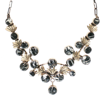White Buffalo Collar Necklace by Paul Livingston