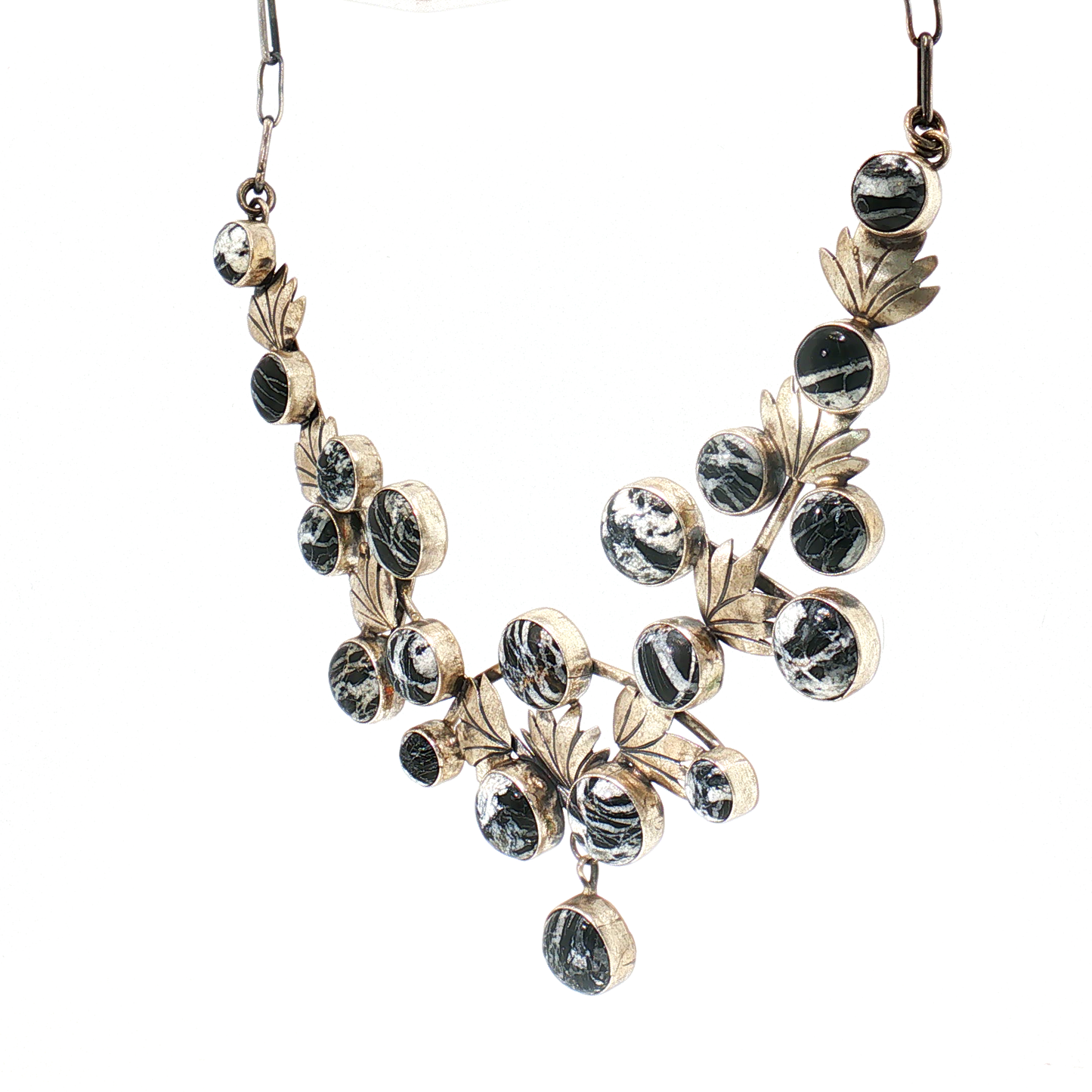 White Buffalo Collar Necklace by Paul Livingston