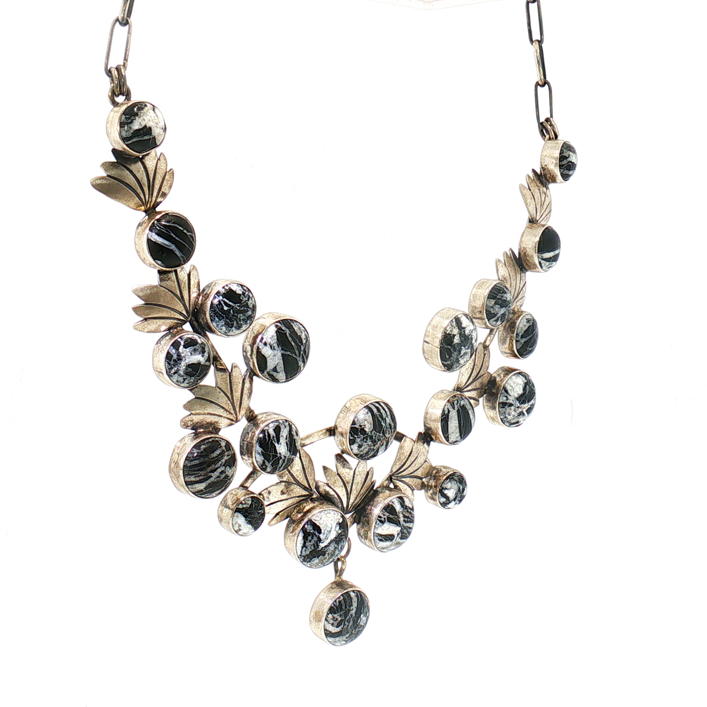 White Buffalo Collar Necklace by Paul Livingston