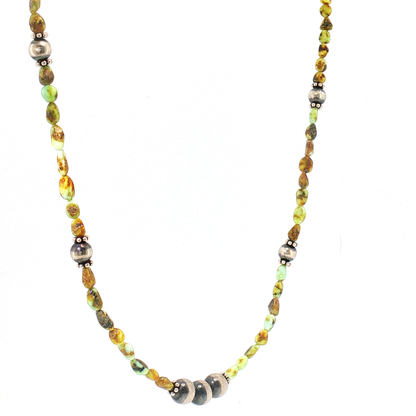 22" Palomino & Pearl Necklace