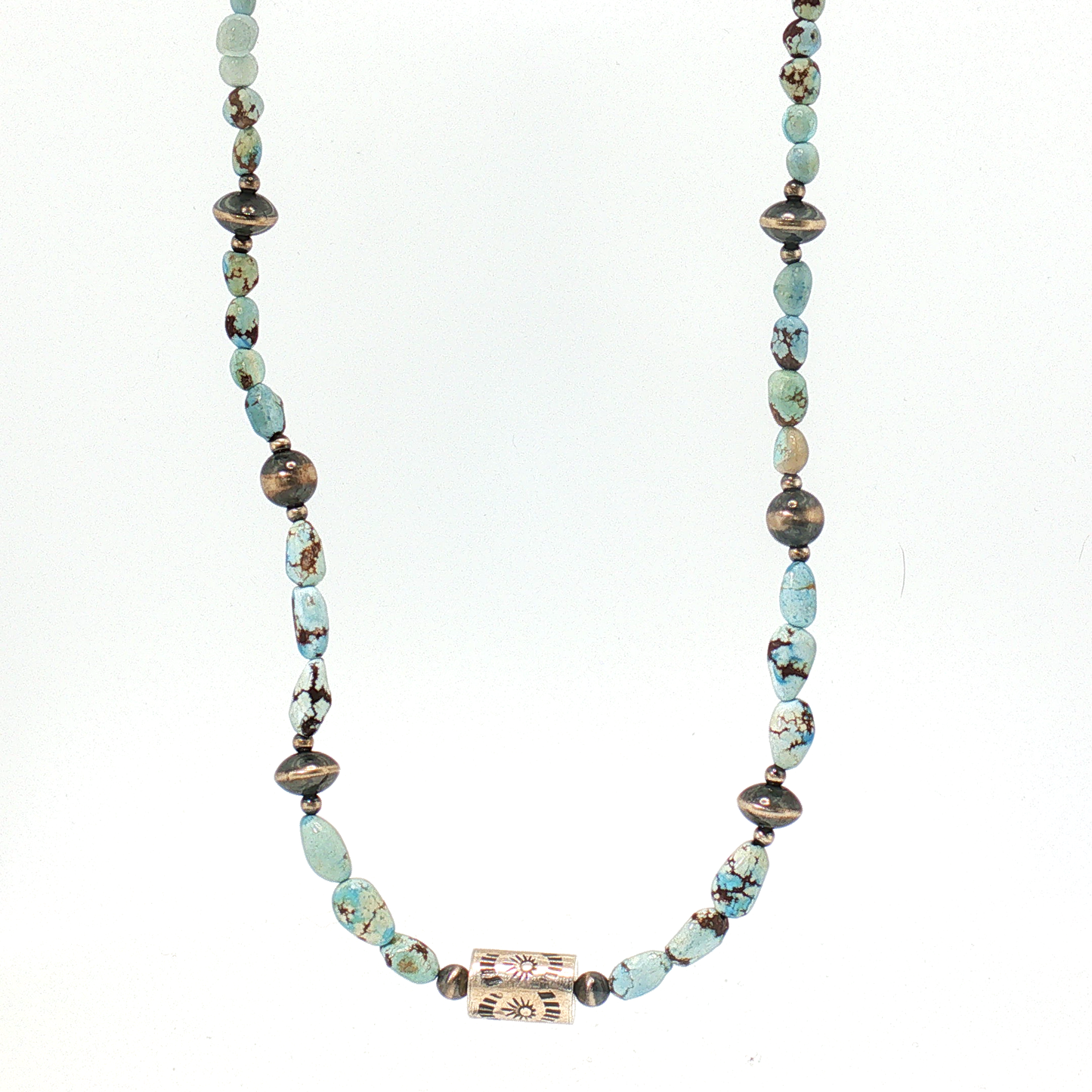 Golden Hills Beaded Necklaces 17" with Barrel Bead