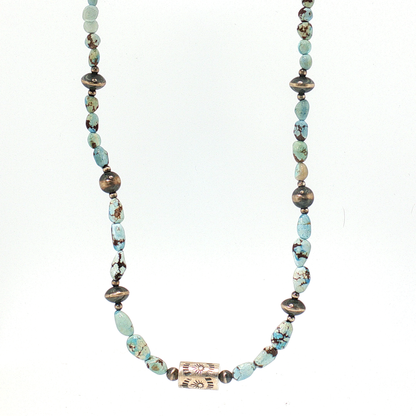 Golden Hills Beaded Necklaces 17" with Barrel Bead