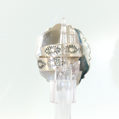 Wampum & Phosphosiderite Ring- Adjustable