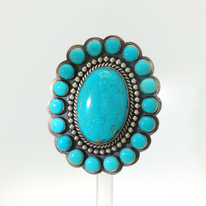 Whitewater Turquoise Ring- Adjustable