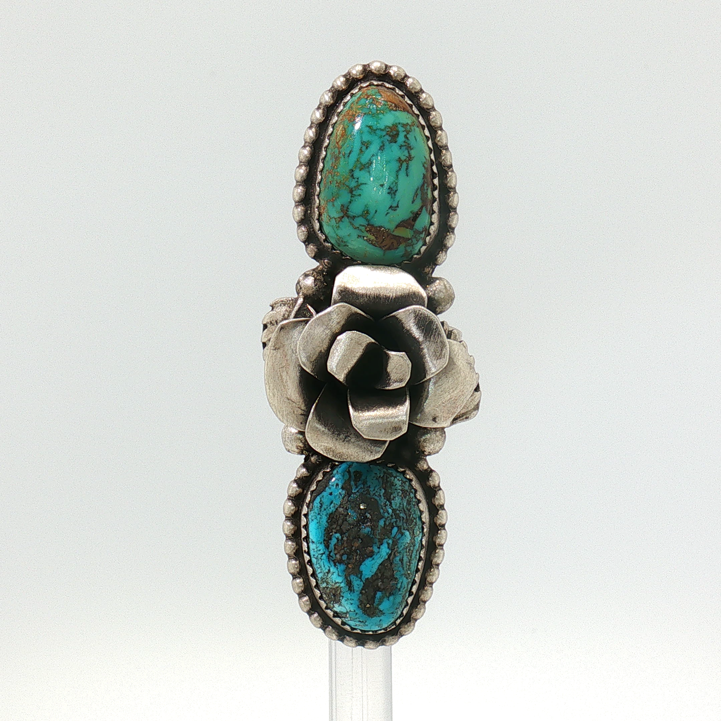 Chris Ettsity Two Stone Turq Ring