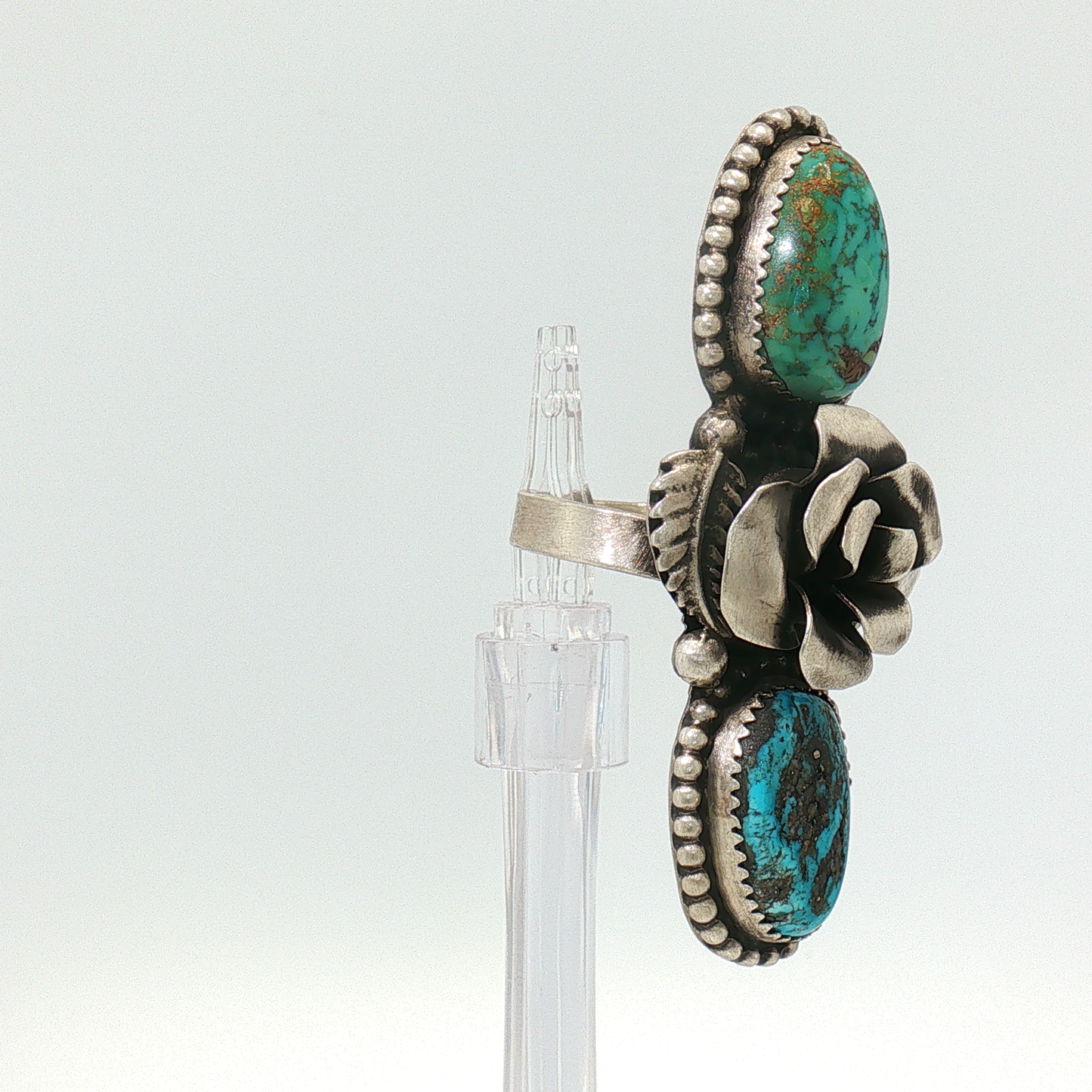 Chris Ettsity Two Stone Turq Ring