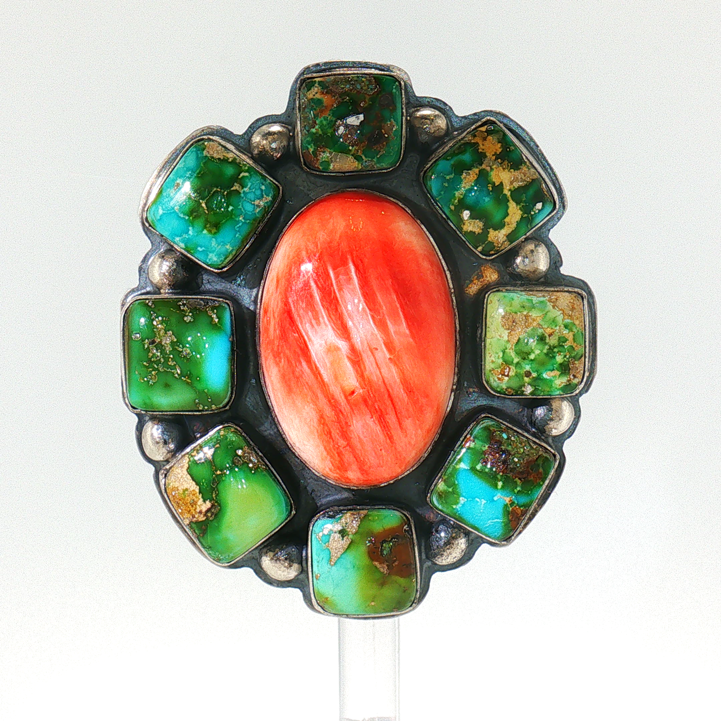 Red Spiny & Sonoran Gold Ring- Adjustable