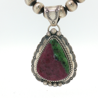Ruby Zoisite Pendant