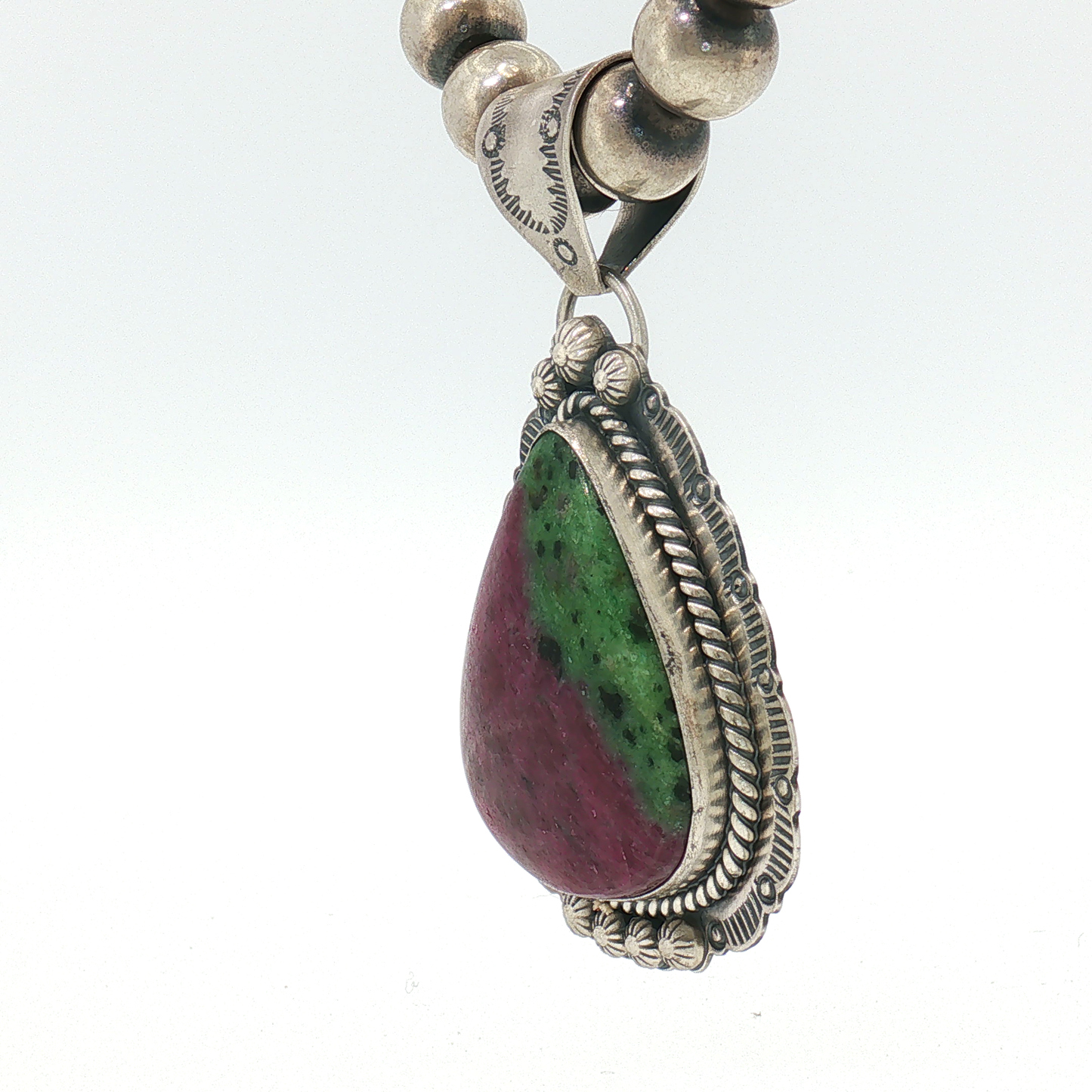 Ruby Zoisite Pendant