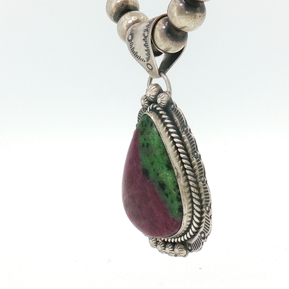Ruby Zoisite Pendant