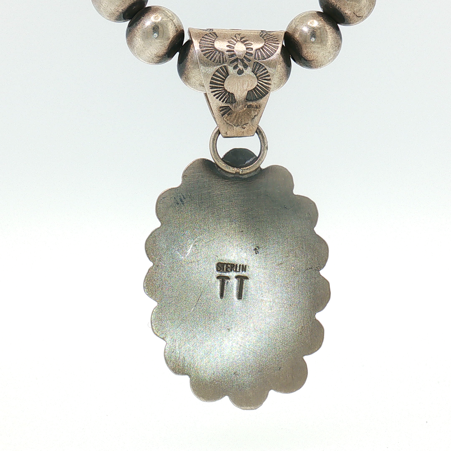 Charoite & Pearl Pendant