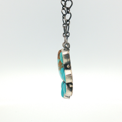 Mine 8 Cluster Pendant Necklace