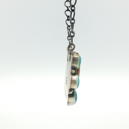 Mine 8 Cluster Pendant Necklace