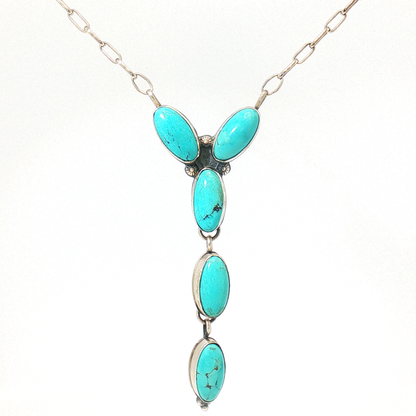 Five Stone "Y" Shaped Lariats by Jeff Largo