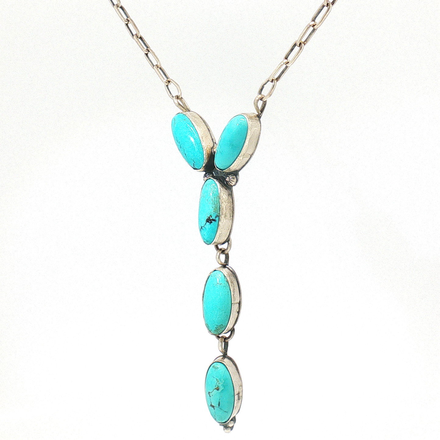 Five Stone "Y" Shaped Lariats by Jeff Largo