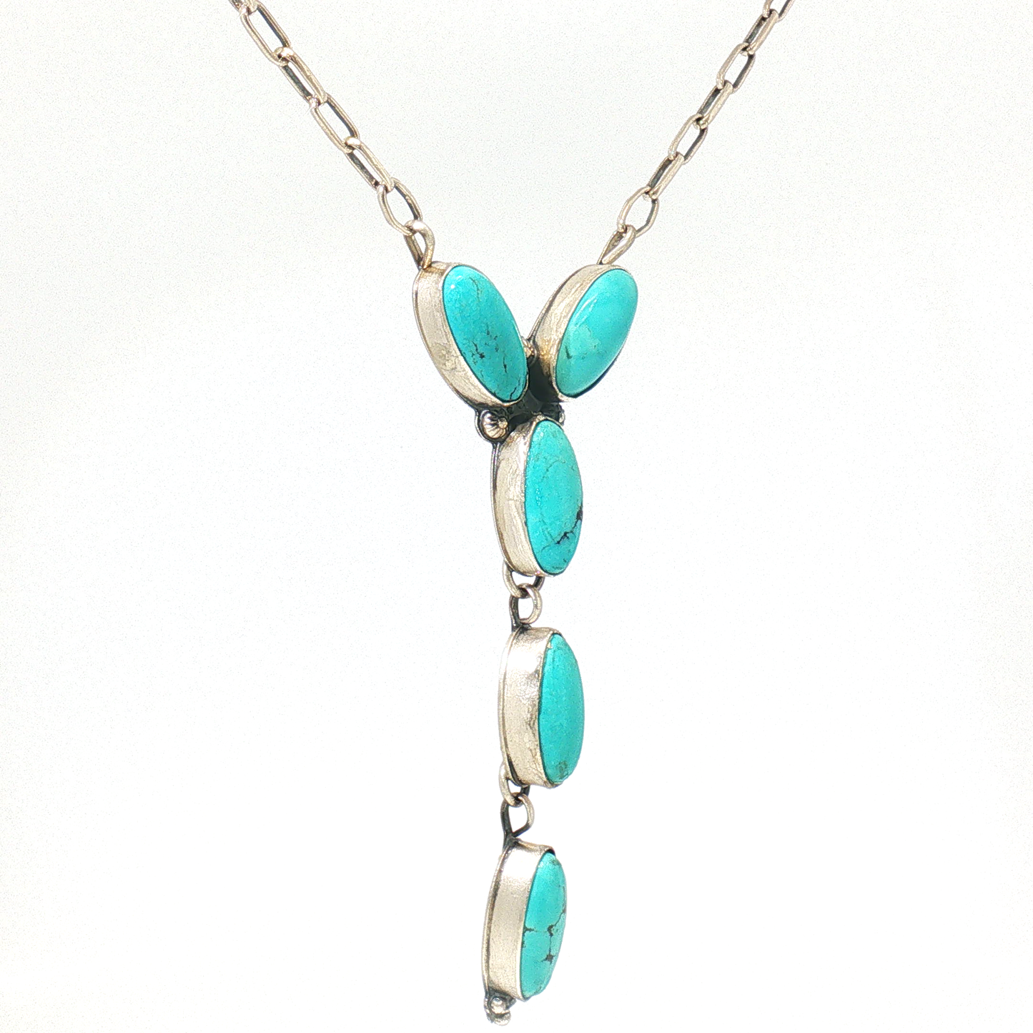 Five Stone "Y" Shaped Lariats by Jeff Largo