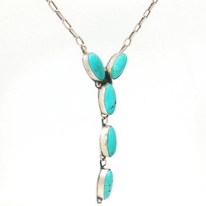 Five Stone "Y" Shaped Lariats by Jeff Largo