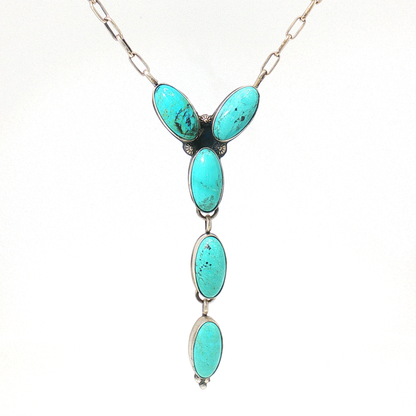 Five Stone "Y" Shaped Lariats by Jeff Largo