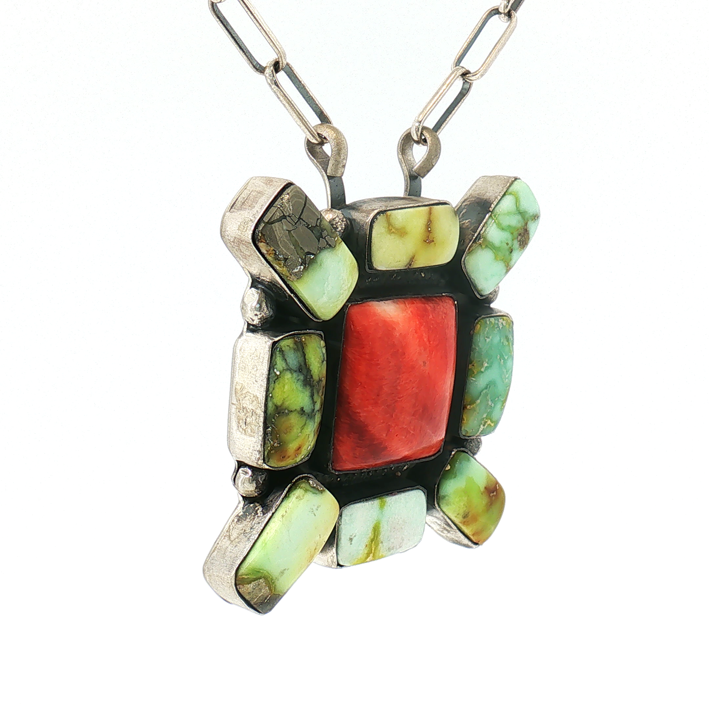 Palomino & Red Spiny Necklace