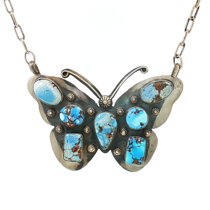 Golden Hills Butterfly Necklace