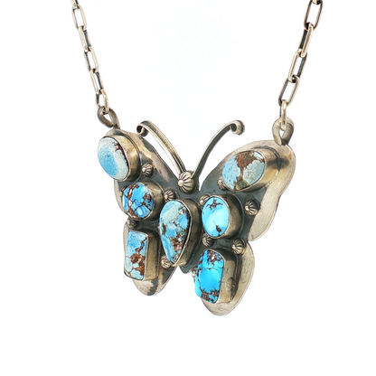 Golden Hills Butterfly Necklace