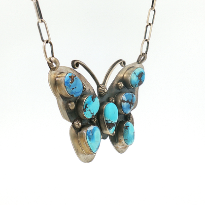 Golden Hills Butterfly Necklace