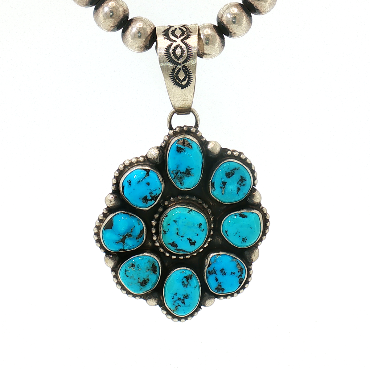 Bob Becenti Sleeping Beauty Pendant