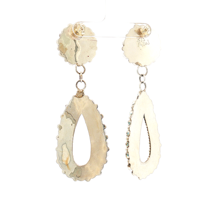 Flower Cluster Dangle Earrings