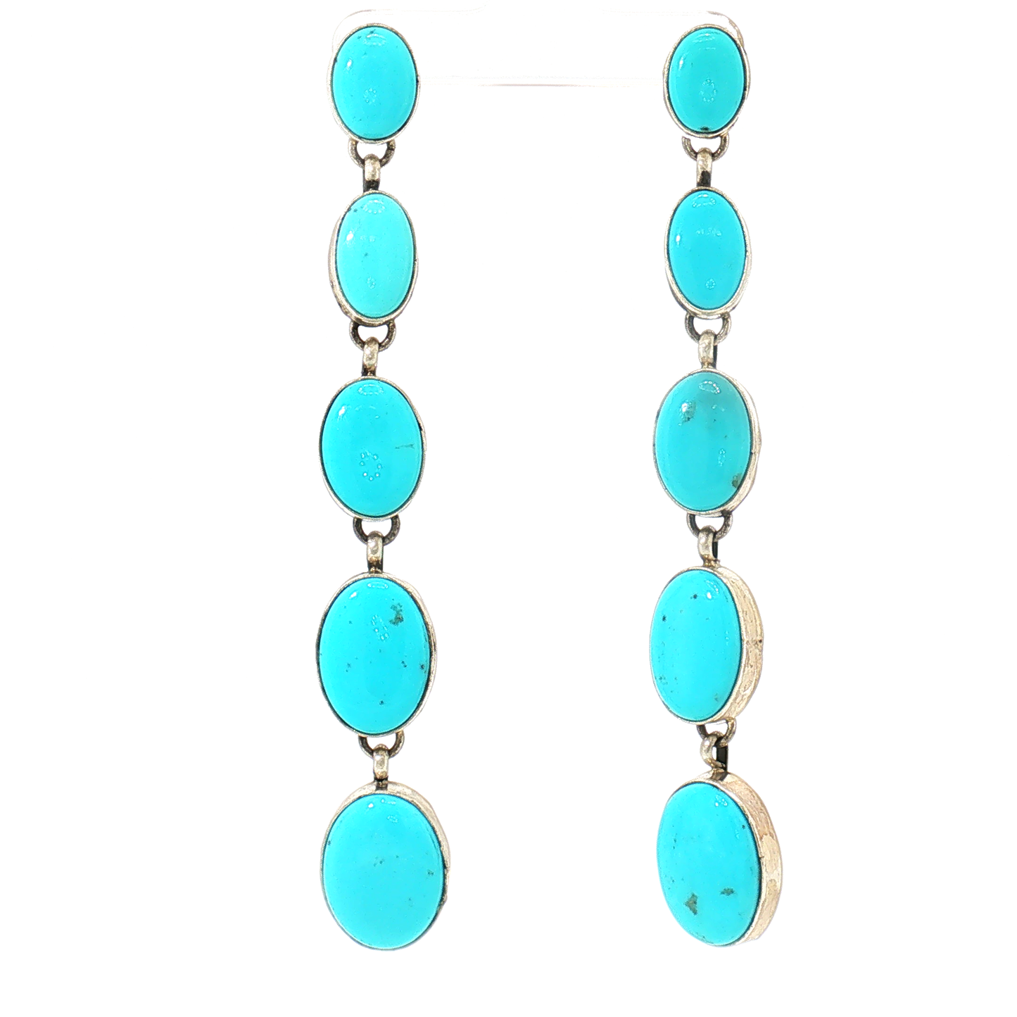 E Richards Turquoise Dangle Earrings
