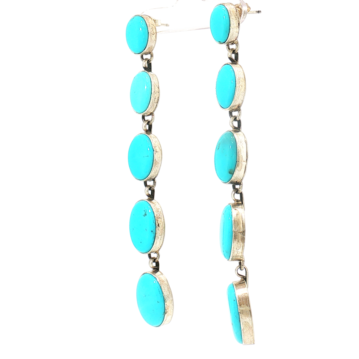 E Richards Turquoise Dangle Earrings