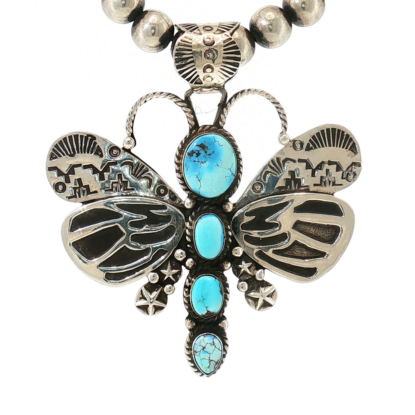 Golden Hills Dragonfly Pendant