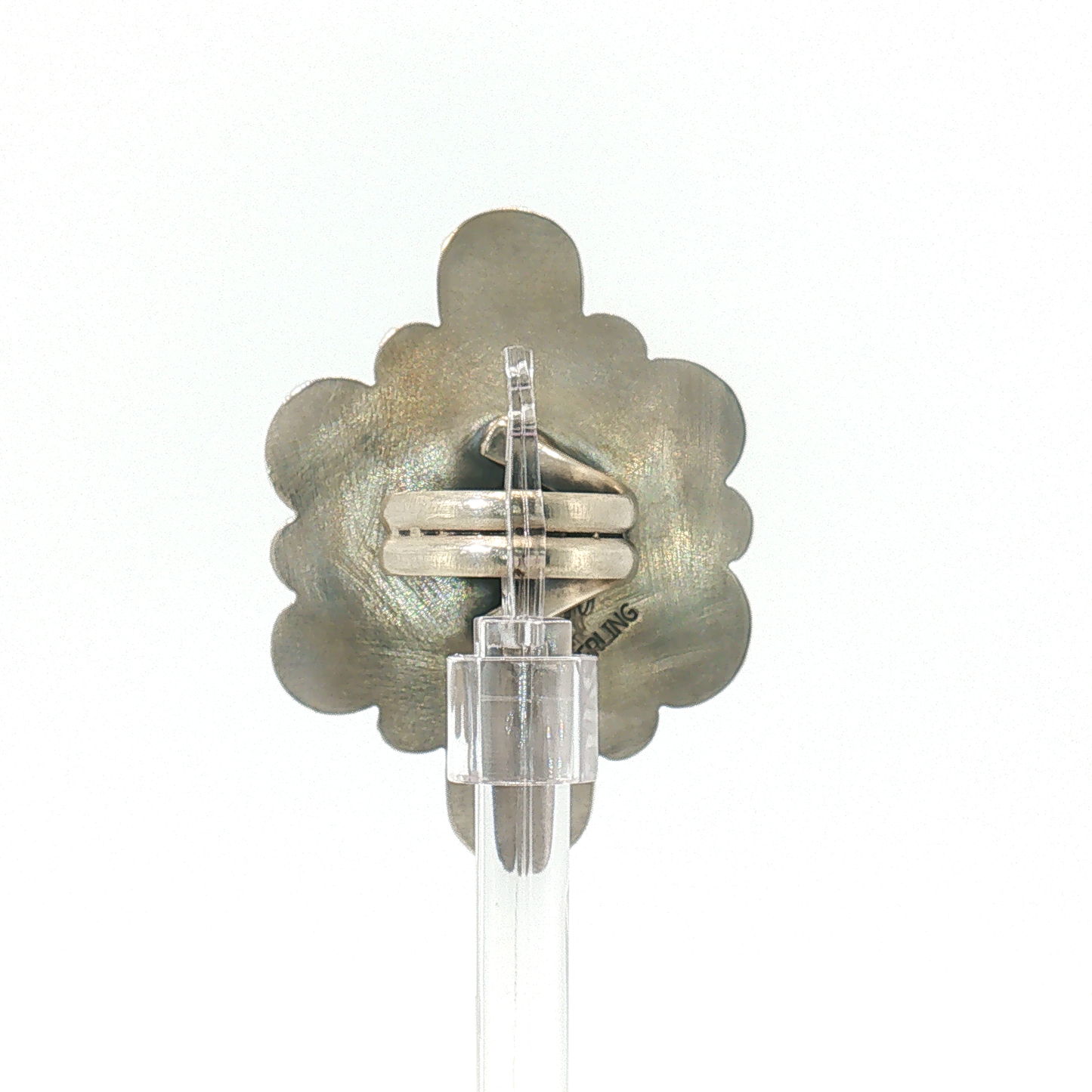 White Buffalo Cluster Ring- Adjustable