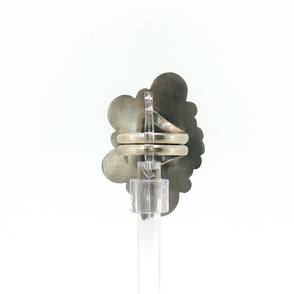 Adjustable White Buffalo Ring