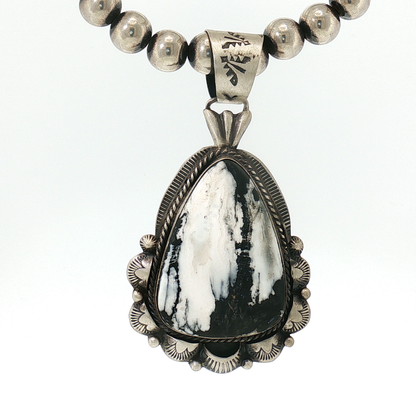 Kee Johnson White Buffalo Pendant