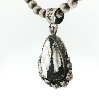 Kee Johnson White Buffalo Pendant
