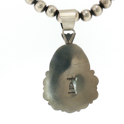 Kee Johnson White Buffalo Pendant