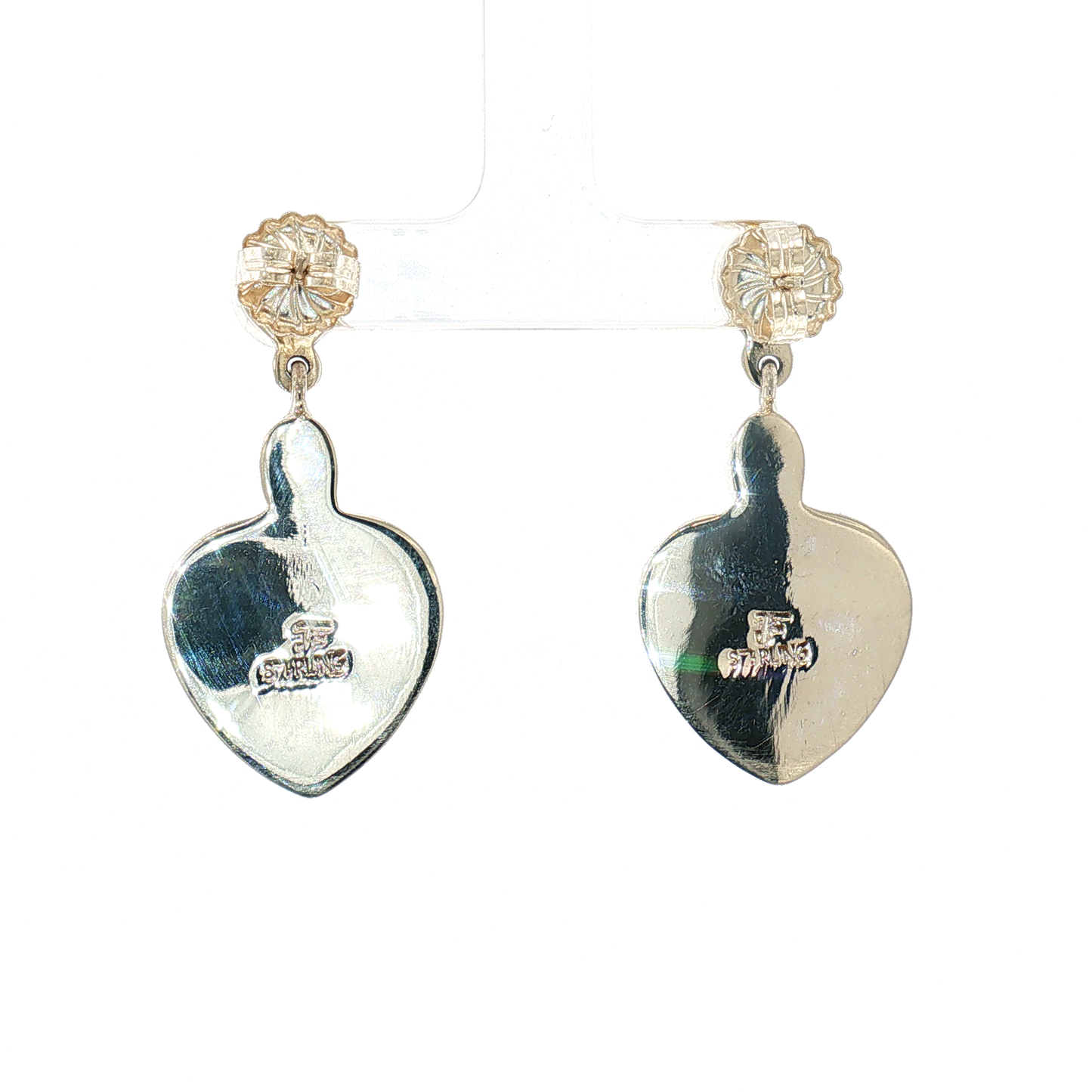 Federico Red Spiny & Turquoise Heart Earrings
