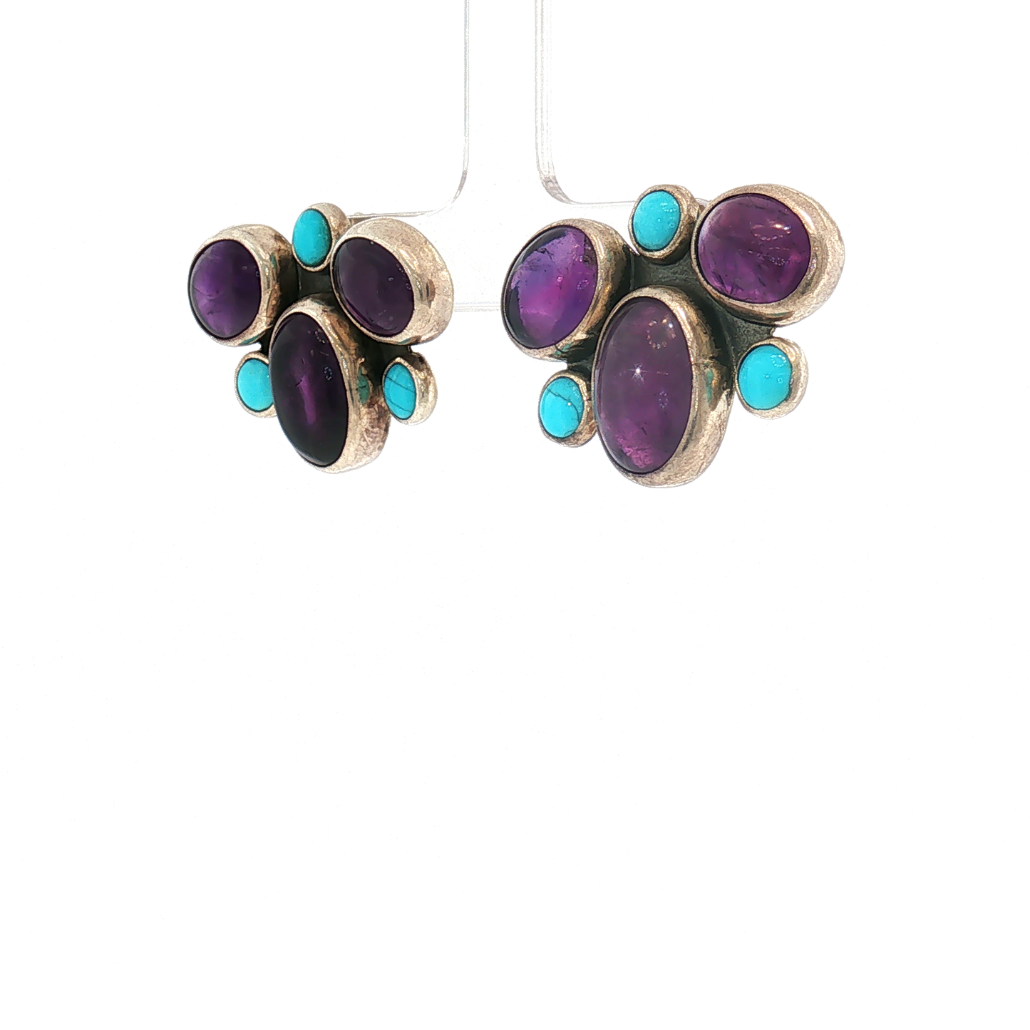 Federico Amethyst & Sleeping Beauty Earrings
