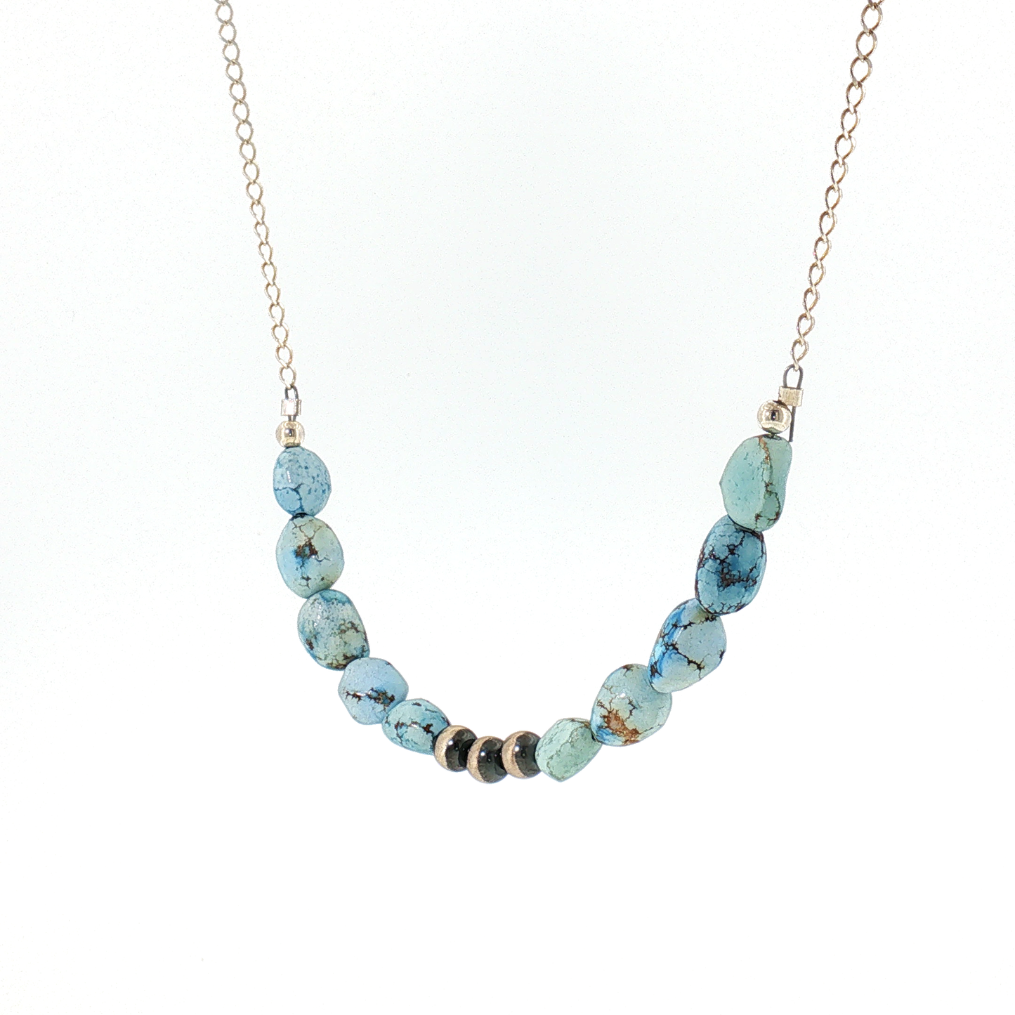 Golden Hills on Chain Necklace