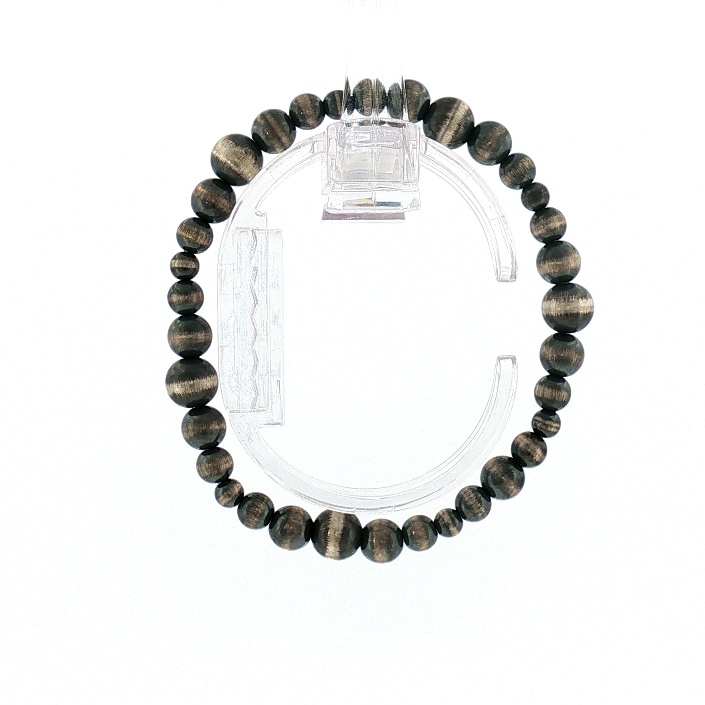 Sterling Pearl Stretch Bracelet