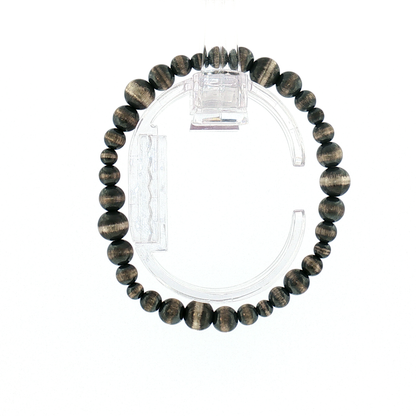 Sterling Pearl Stretch Bracelet