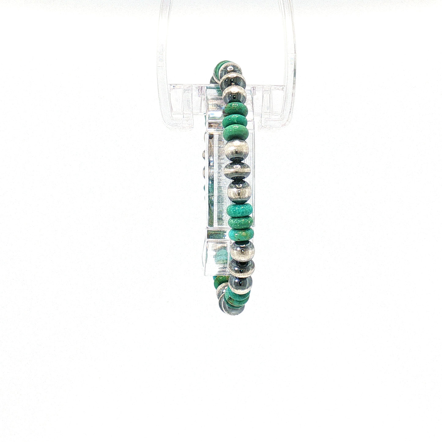 Pearl & Turquoise Stretch Bracelet