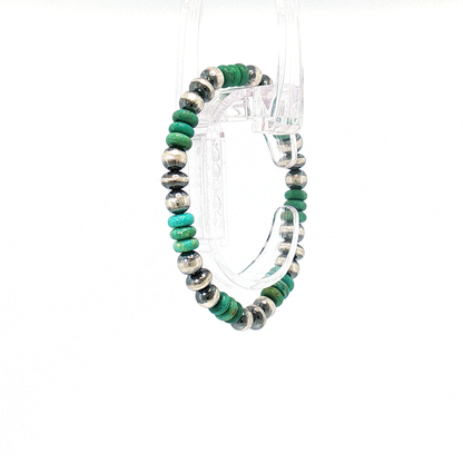 Pearl & Turquoise Stretch Bracelet