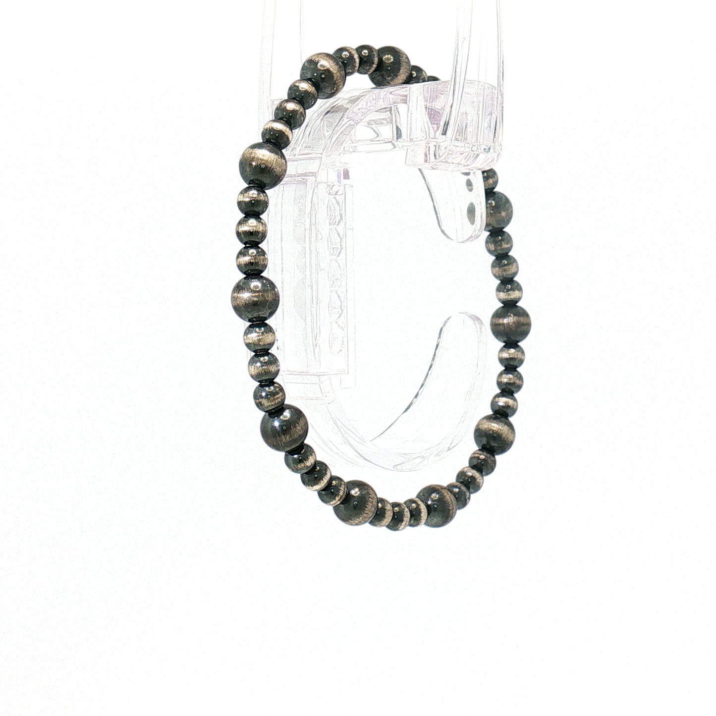 Sterling Pearl Stretch Bracelet