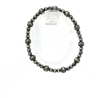 Sterling Pearl Stretch Bracelet