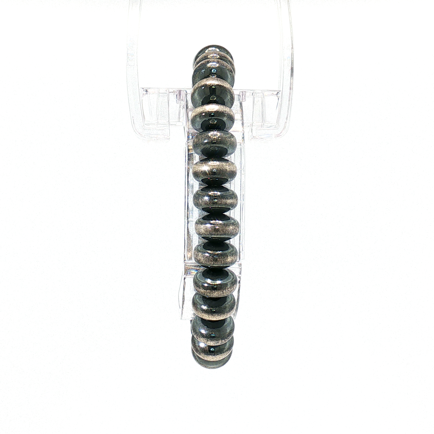 9mm Saucer Pearl Stretch Bracelet