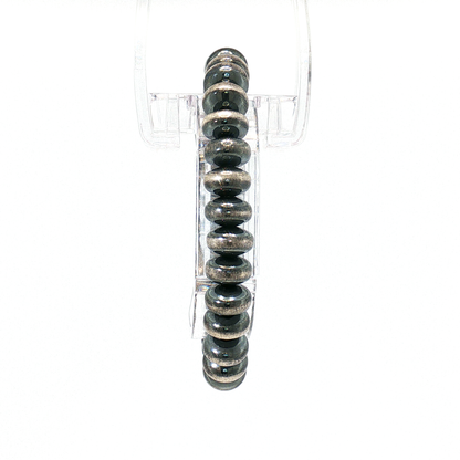 9mm Saucer Pearl Stretch Bracelet
