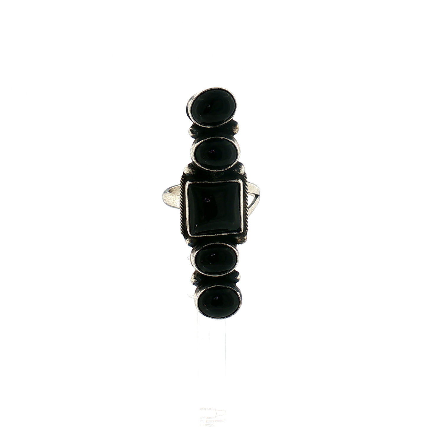 Danny Henio Black Onyx Ring- Adjustable