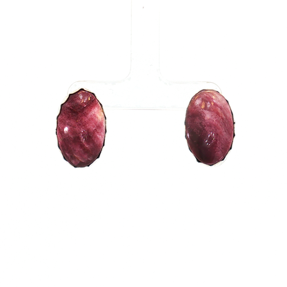 Purple Spiny Earrings